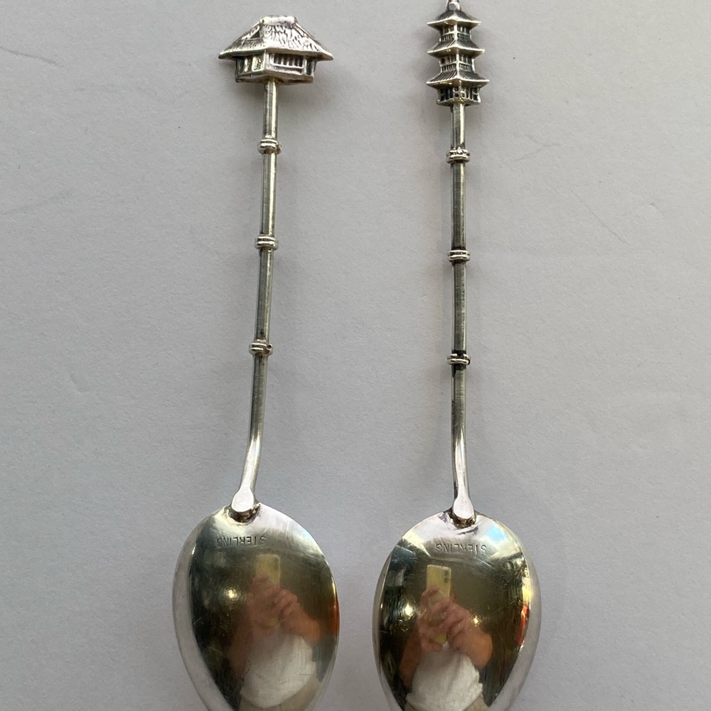 Silver Decorative Spoon Set - Picture 2 of 6